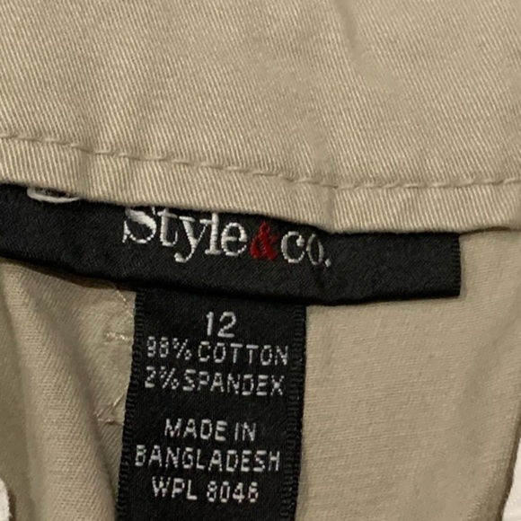 Style & co. Capris tan women 12 - Picture 5 of 5